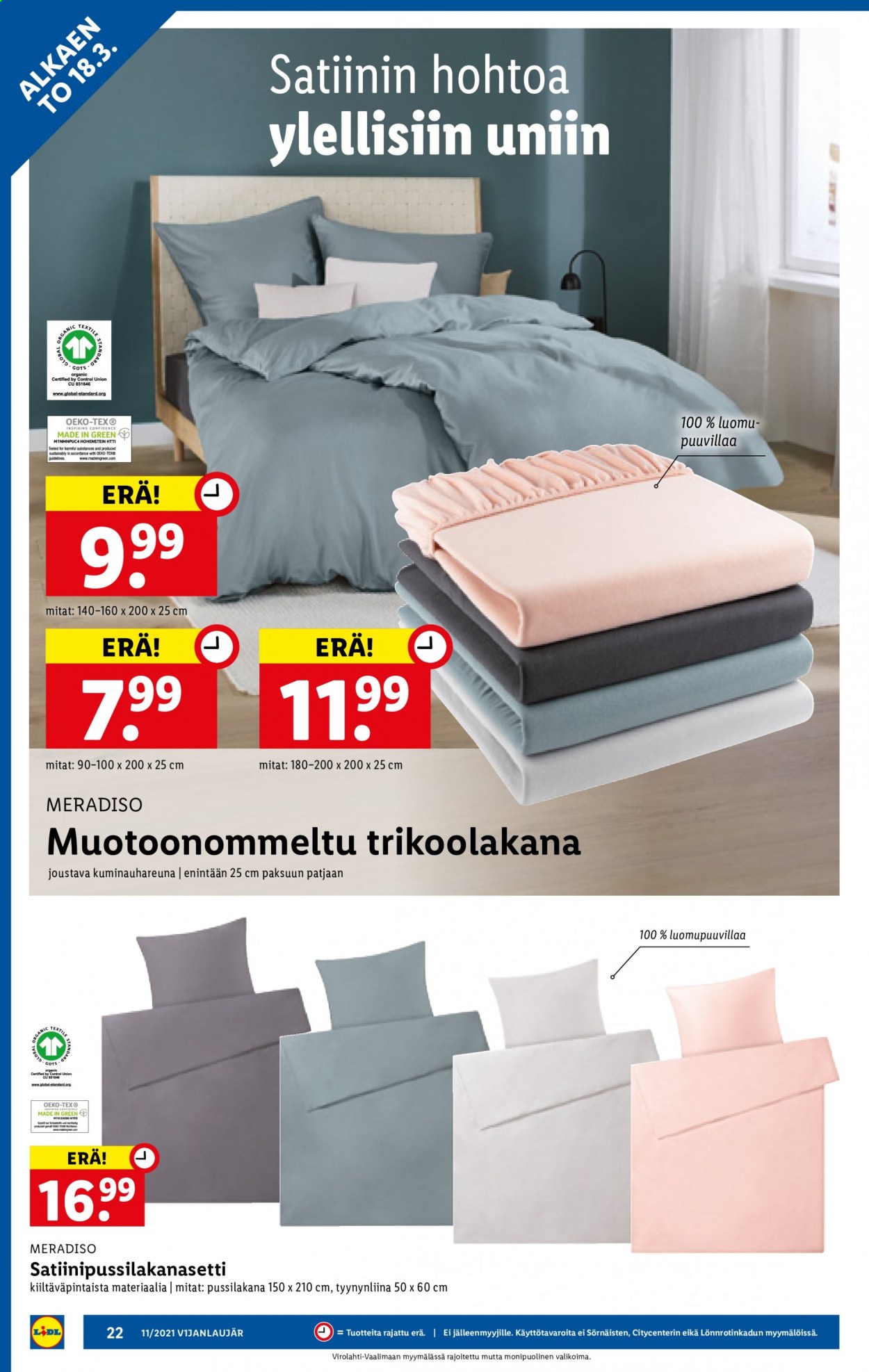Lidl tarjoukset - 18.03.2021 - 24.03.2021. Sivu 22