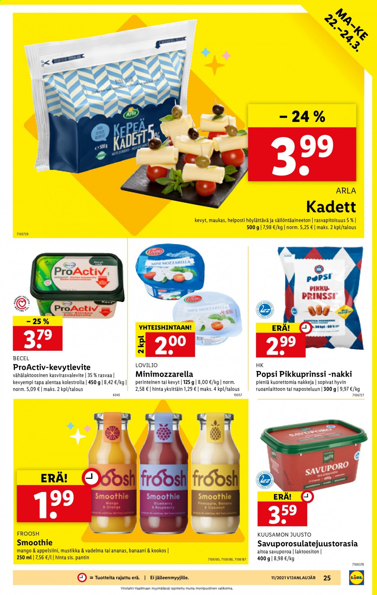 Lidl tarjoukset - 18.03.2021 - 24.03.2021. Sivu 25