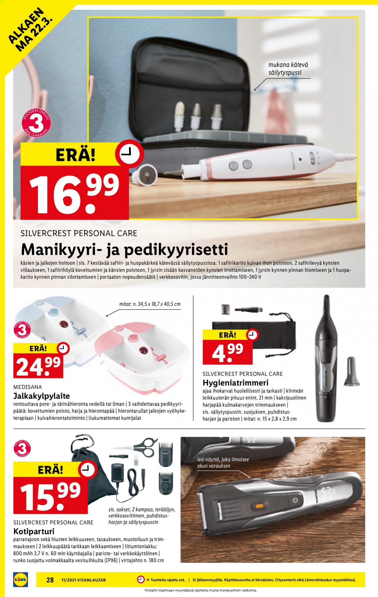 Lidl tarjoukset - 18.03.2021 - 24.03.2021. Sivu 28