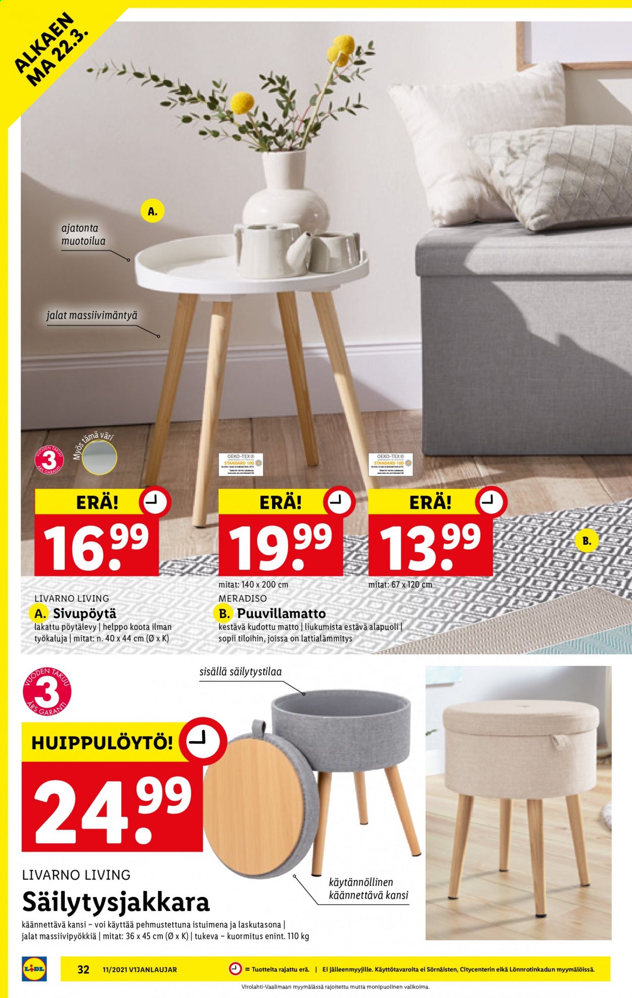 Lidl tarjoukset - 18.03.2021 - 24.03.2021. Sivu 32