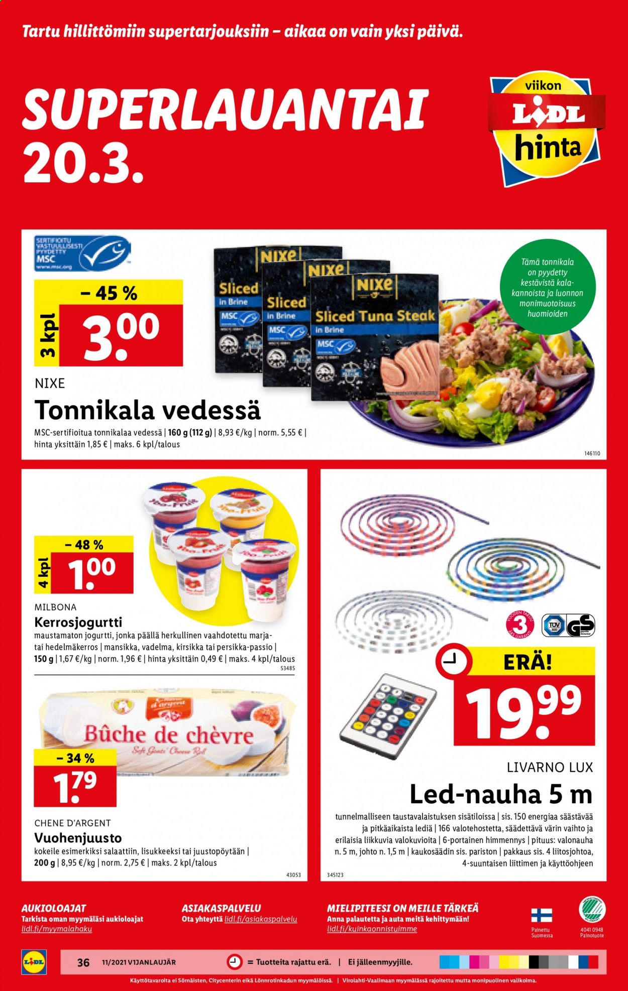 Lidl tarjoukset - 18.03.2021 - 24.03.2021. Sivu 36