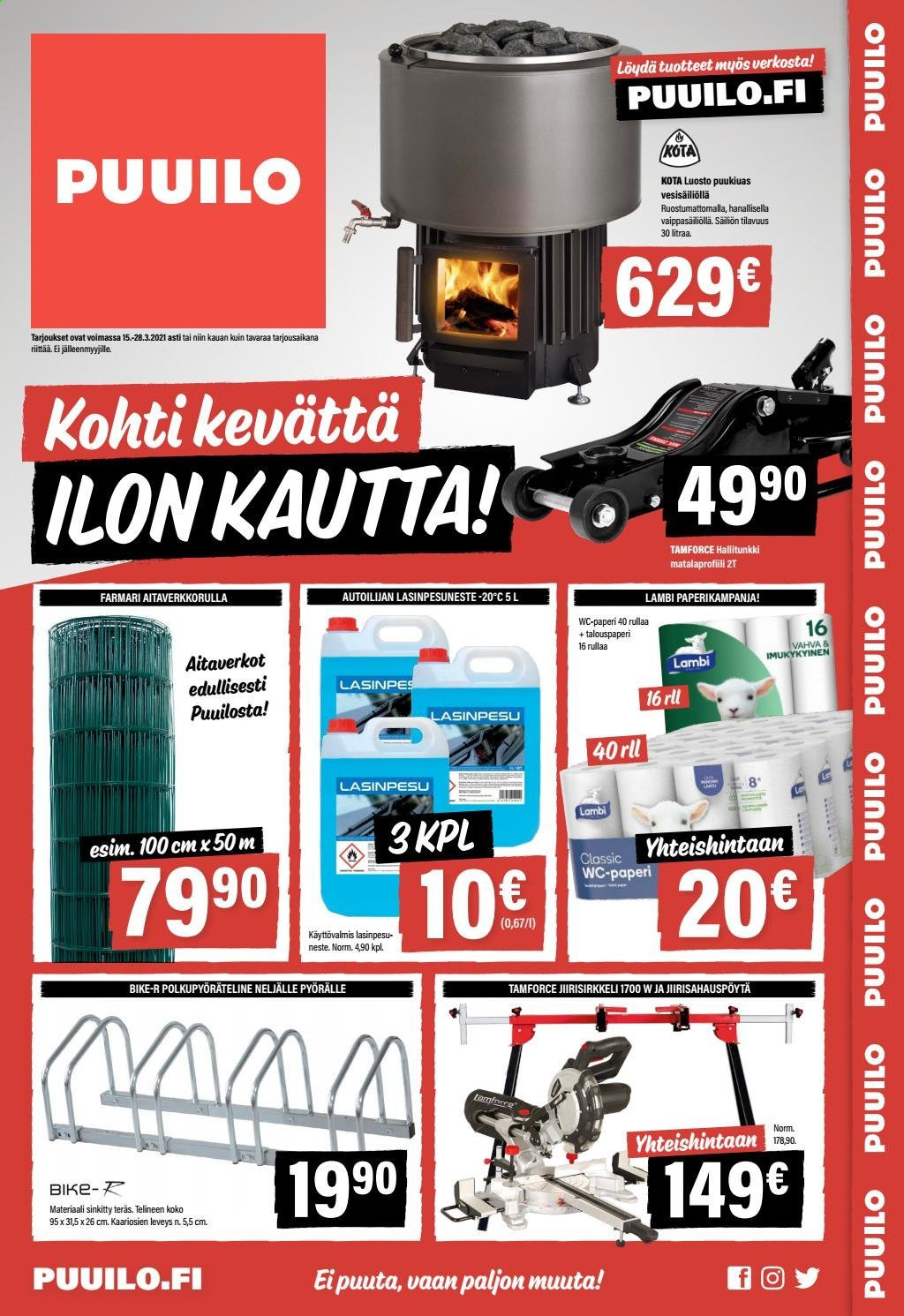 Puuilo tarjoukset - 15.03.2021 - 28.03.2021. Sivu 1