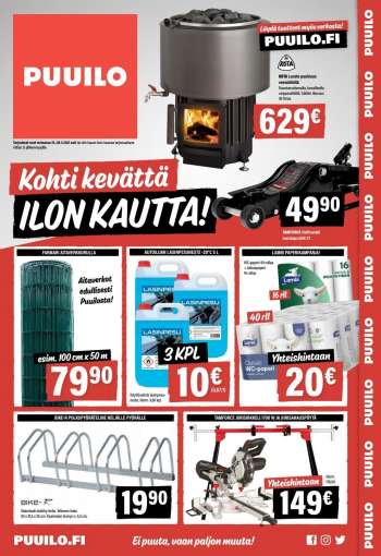 Puuilo tarjoukset  - 15.03.2021 - 28.03.2021.