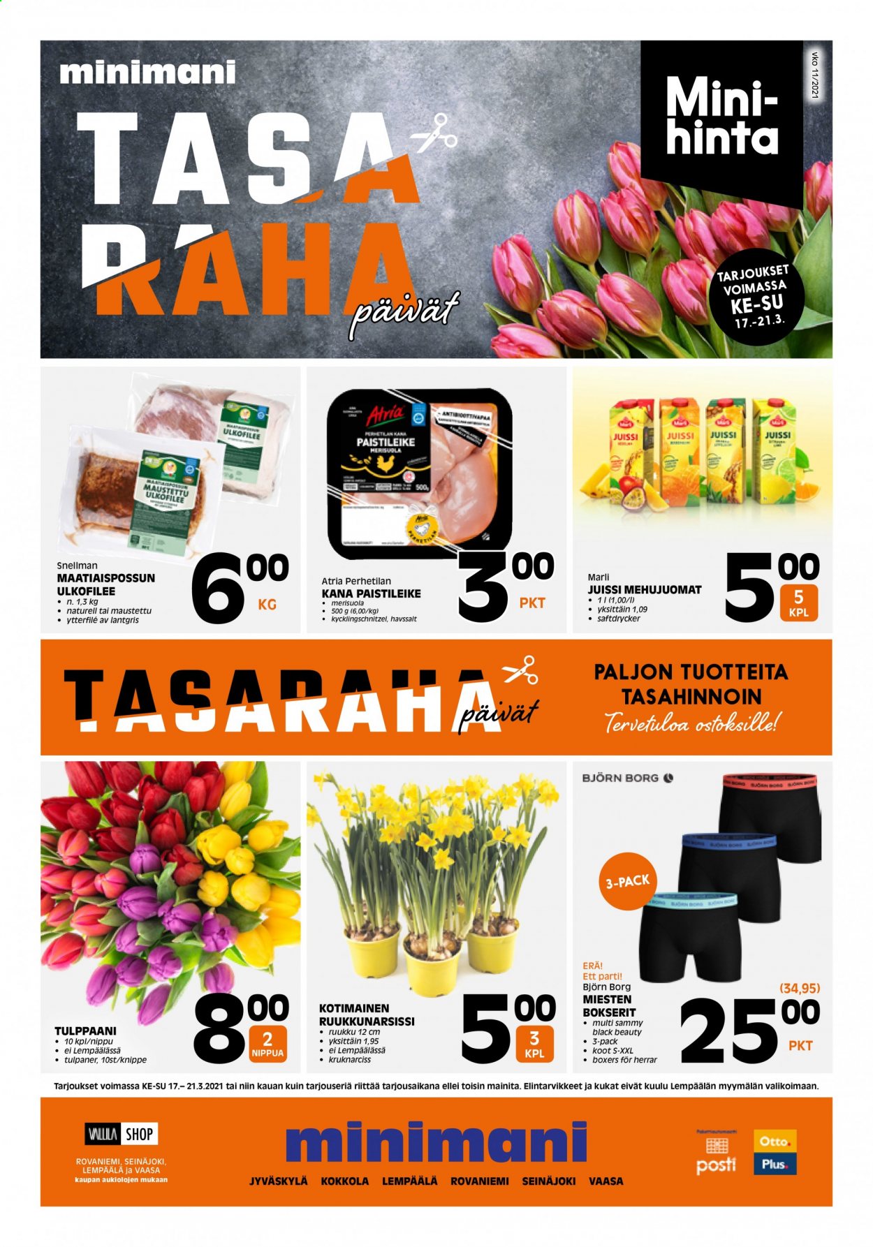 Minimani tarjoukset - 17.03.2021 - 21.03.2021. Sivu 1