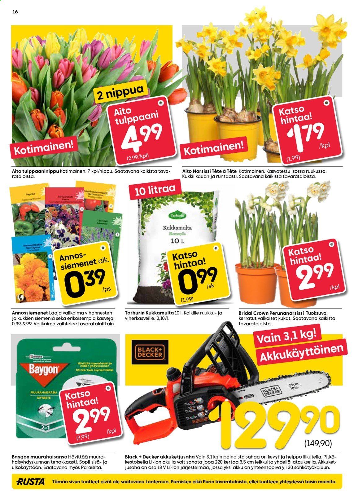 Rusta tarjoukset - 17.03.2021 - 23.03.2021. Sivu 16