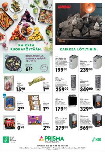 Prisma tarjoukset  - 17.03.2021 - 20.03.2021.