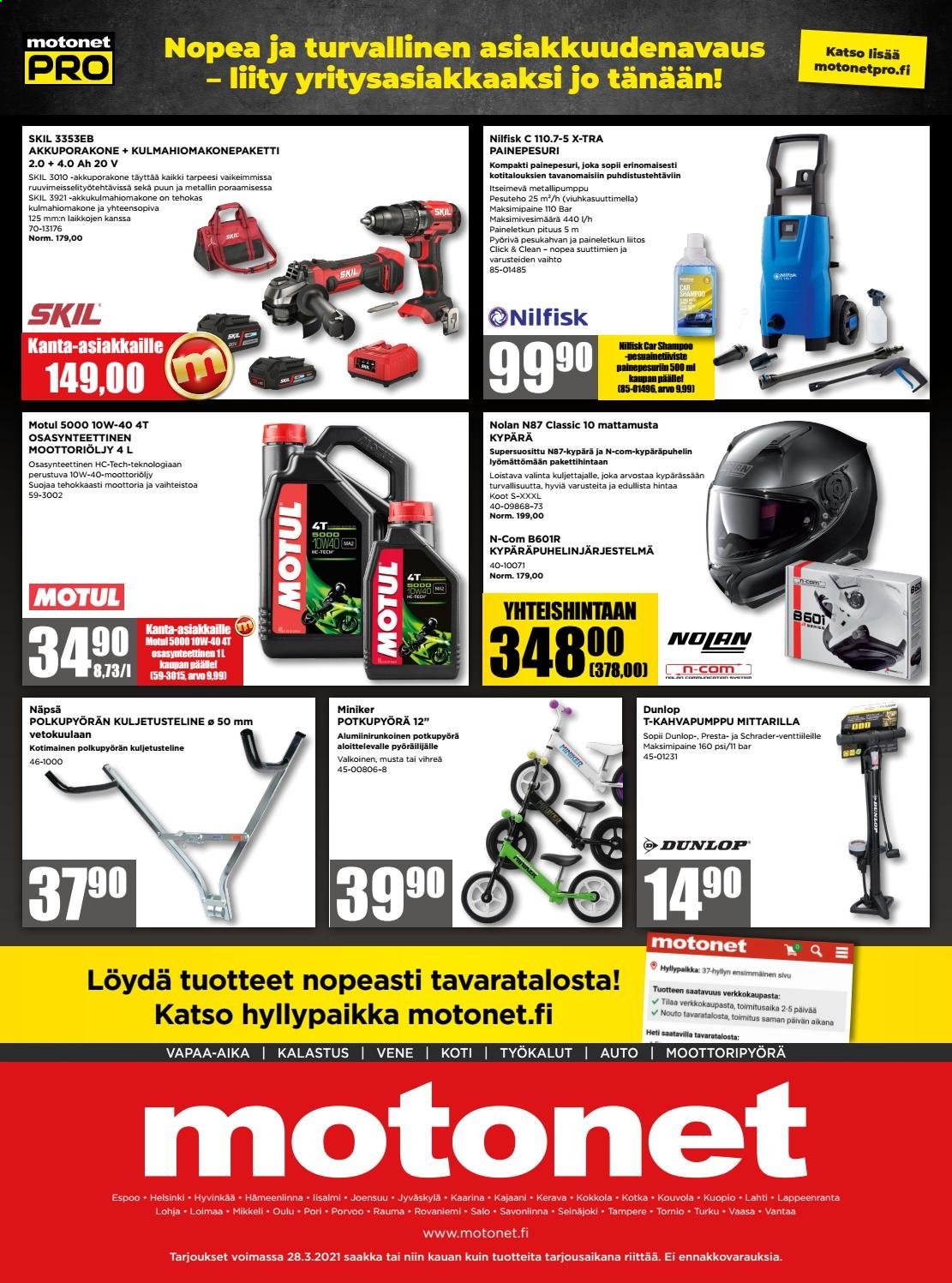 Motonet tarjoukset - 17.03.2021 - 28.03.2021. Sivu 4