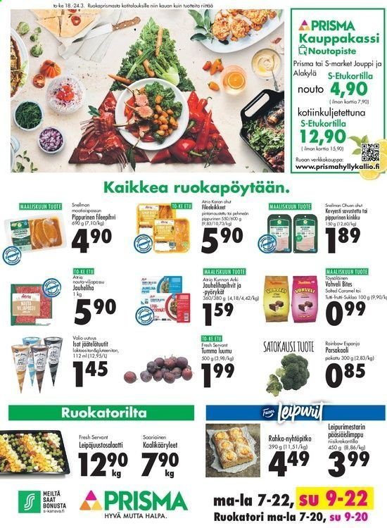 Prisma tarjoukset - 18.03.2021 - 24.03.2021. Sivu 1