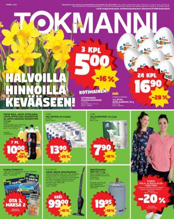 Tokmanni tarjoukset  - 22.03.2021 - 28.03.2021.