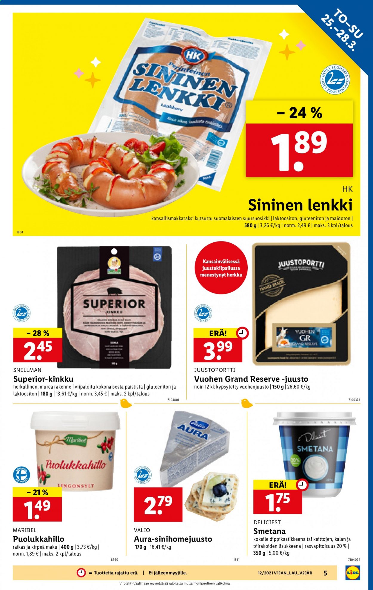 Lidl tarjoukset - 25.03.2021 - 28.03.2021. Sivu 5