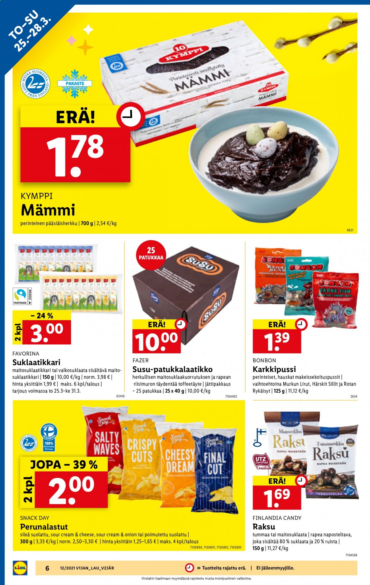 Lidl tarjoukset - 25.03.2021 - 28.03.2021. Sivu 6