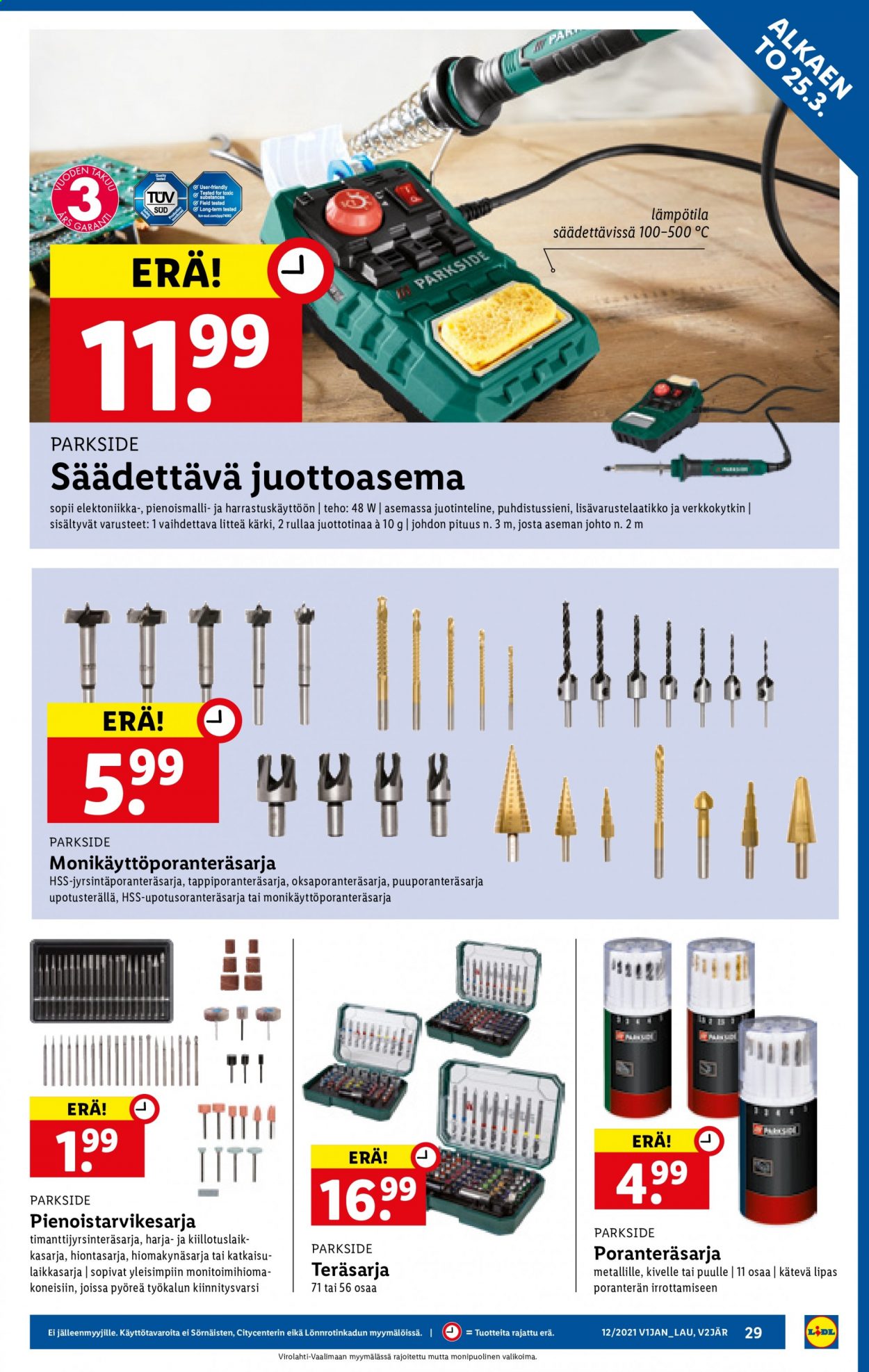 Lidl tarjoukset - 25.03.2021 - 28.03.2021. Sivu 29
