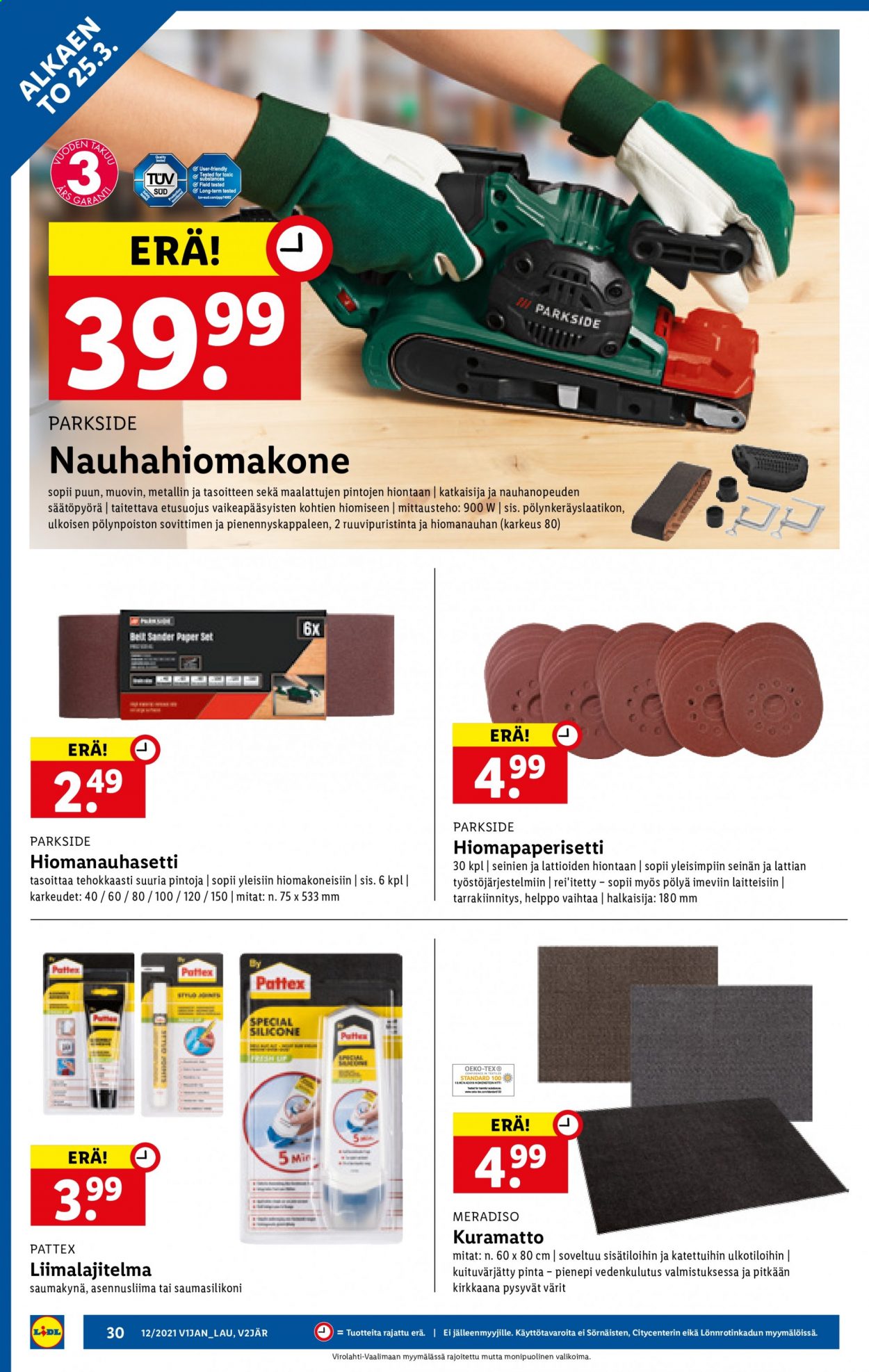 Lidl tarjoukset - 25.03.2021 - 28.03.2021. Sivu 30