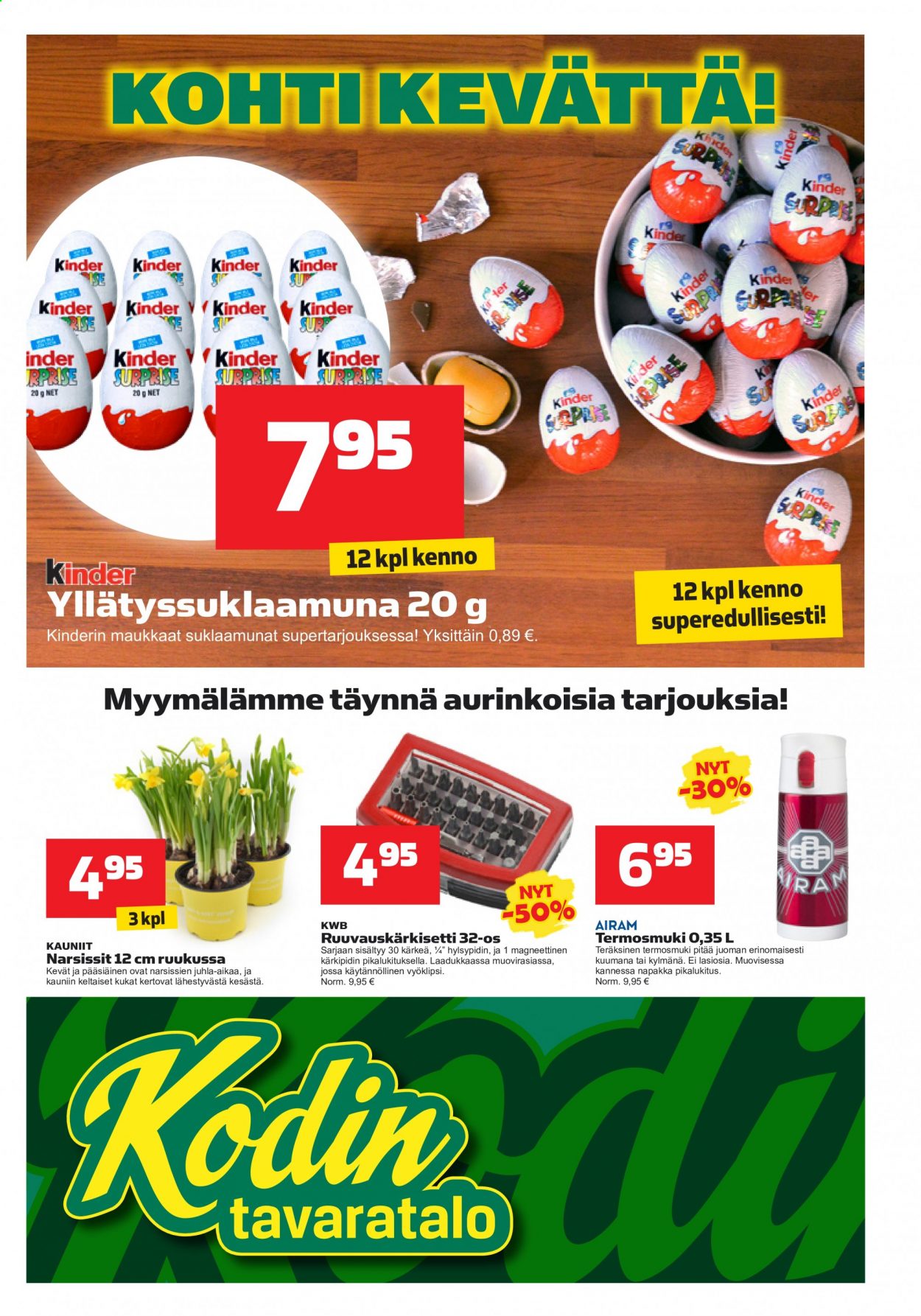 Kodintavaratalo tarjoukset - 22.03.2021 - 31.03.2021. Sivu 1