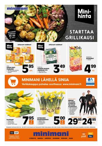 Minimani tarjoukset  - 24.03.2021 - 28.03.2021.