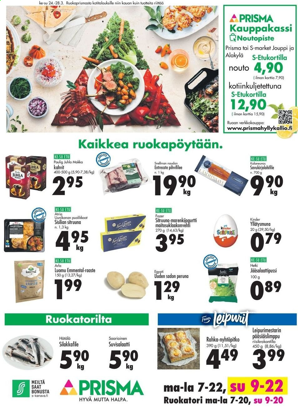 Prisma tarjoukset - 24.03.2021 - 28.03.2021. Sivu 1