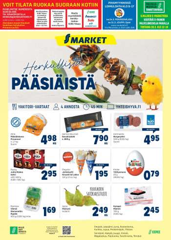 S-market tarjoukset  - 24.03.2021 - 28.03.2021.