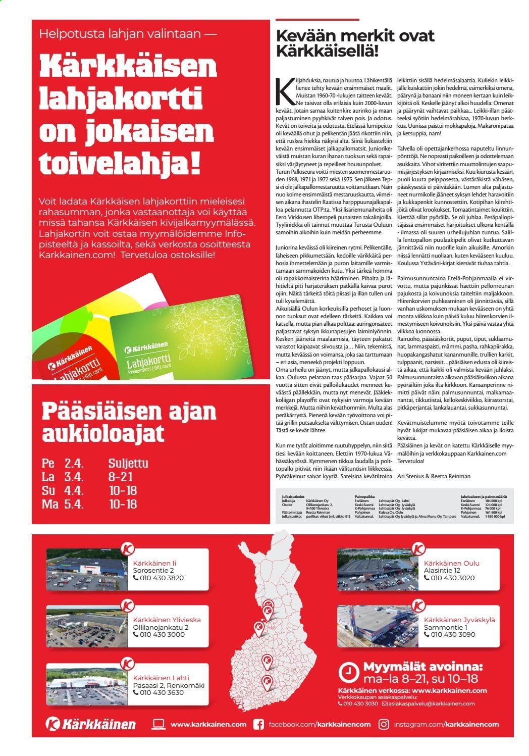 Kärkkäinen tarjoukset - 25.03.2021 - 07.04.2021. Sivu 2
