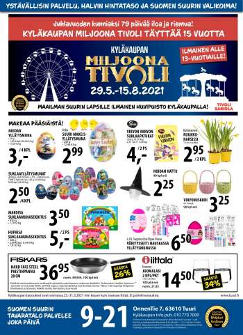 Tuuri tarjoukset  - 25.03.2021 - 31.03.2021.