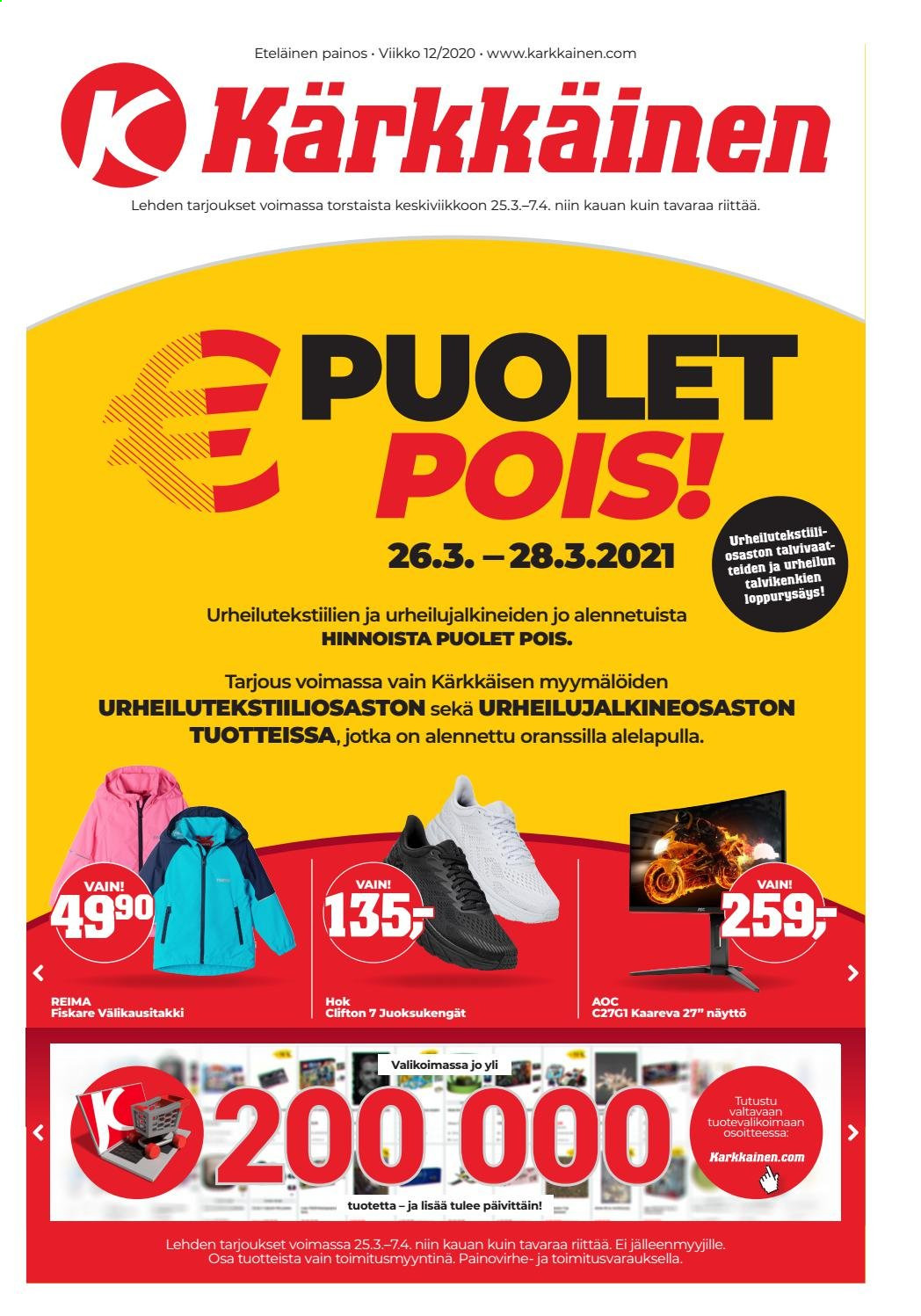 Kärkkäinen tarjoukset - 25.03.2021 - 07.04.2021. Sivu 1