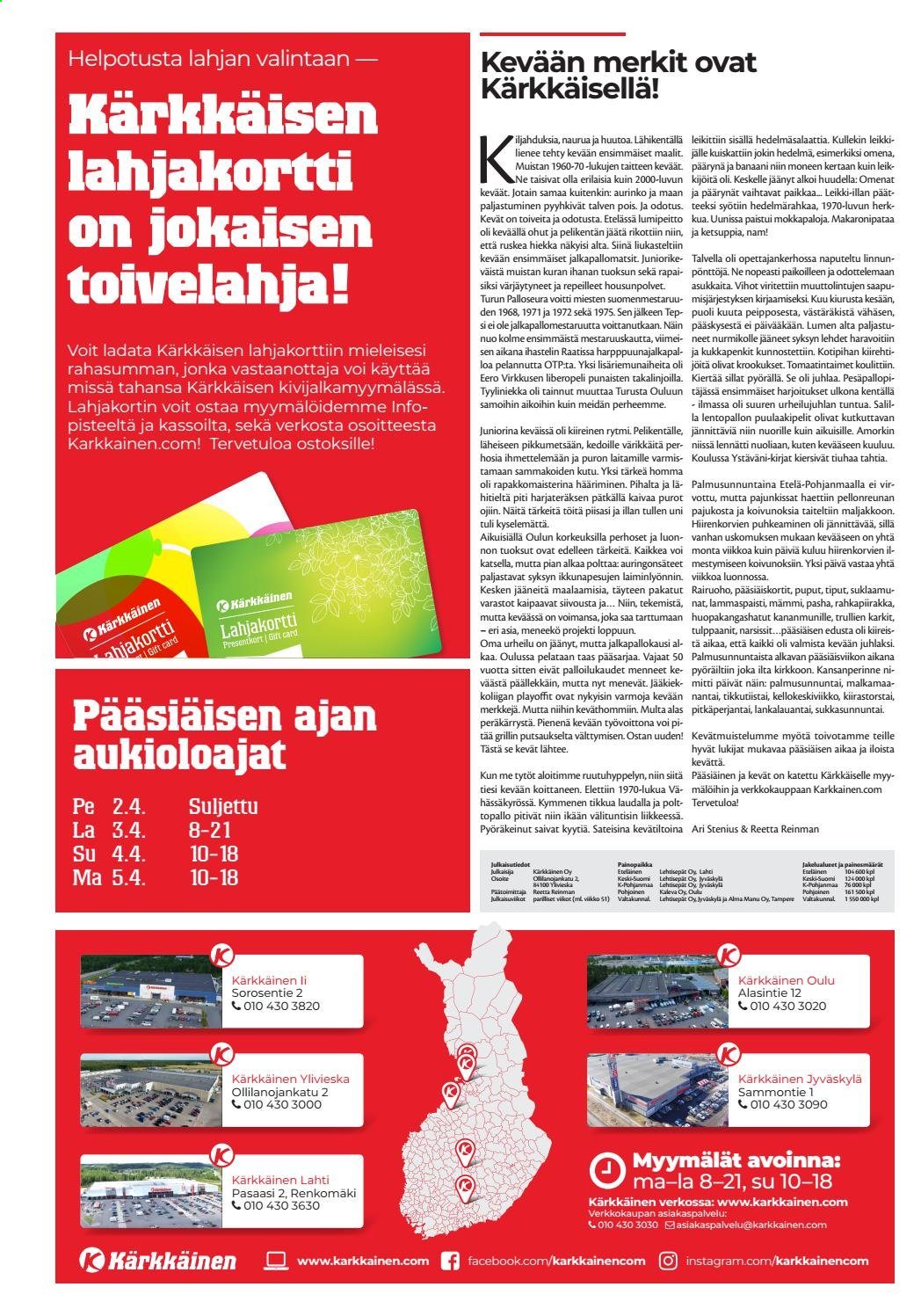 Kärkkäinen tarjoukset - 25.03.2021 - 07.04.2021. Sivu 2