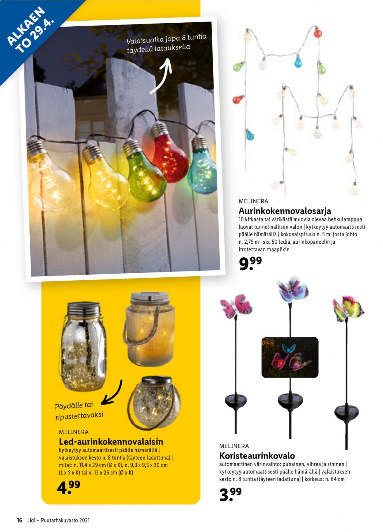 Lidl tarjoukset - 08.04.2021 - 14.06.2021. Sivu 16