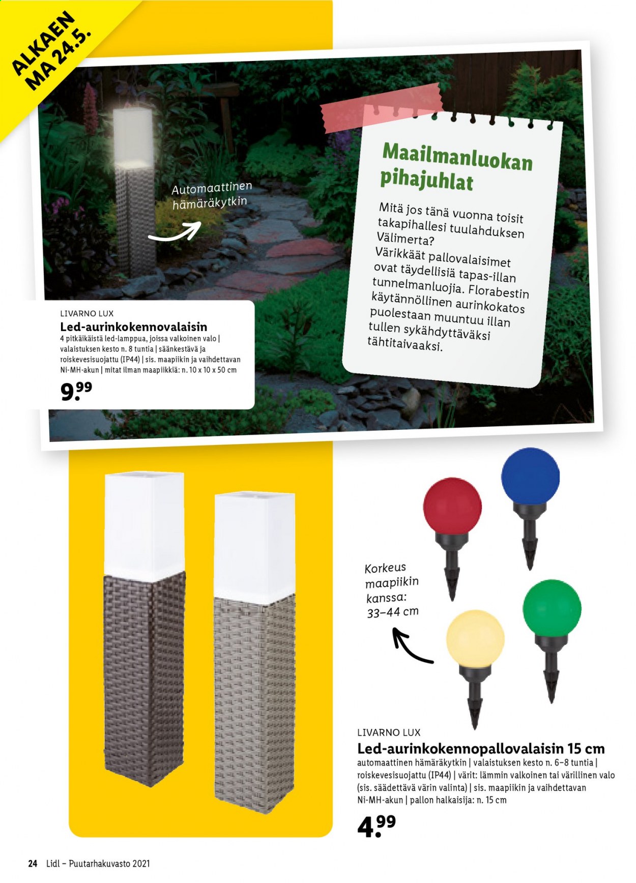 Lidl tarjoukset - 08.04.2021 - 14.06.2021. Sivu 24