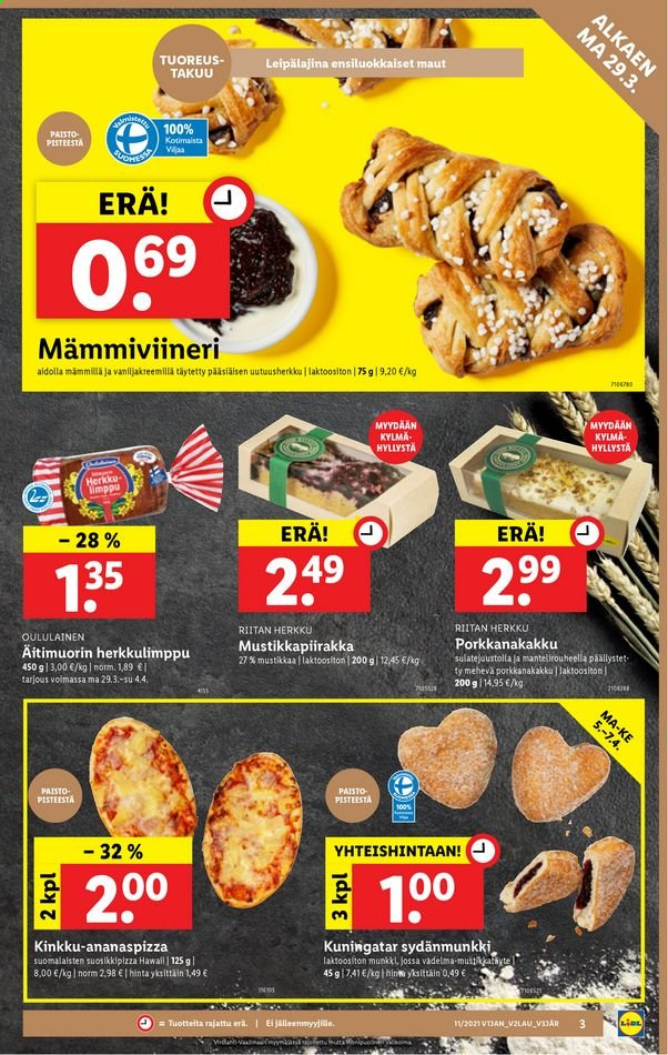 Lidl tarjoukset - 29.03.2021 - 07.04.2021. Sivu 3
