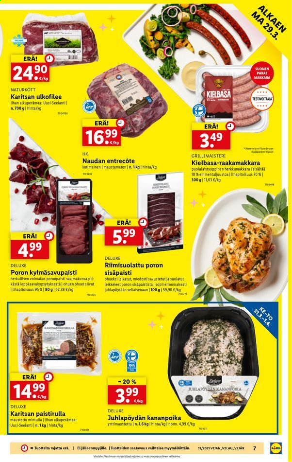 Lidl tarjoukset - 29.03.2021 - 07.04.2021. Sivu 7