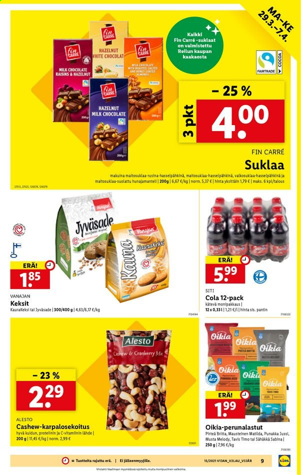 Lidl tarjoukset - 29.03.2021 - 07.04.2021. Sivu 9