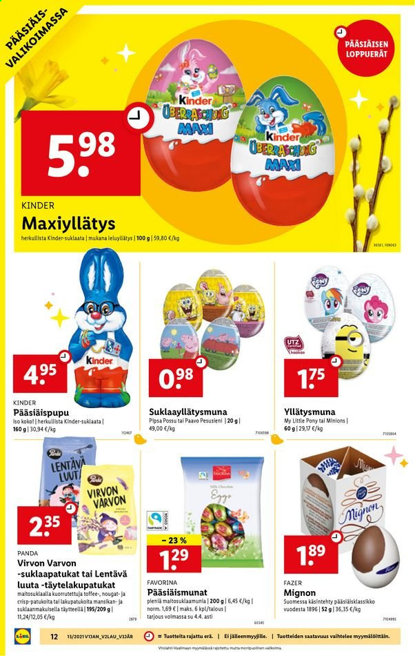 Lidl tarjoukset - 29.03.2021 - 07.04.2021. Sivu 12