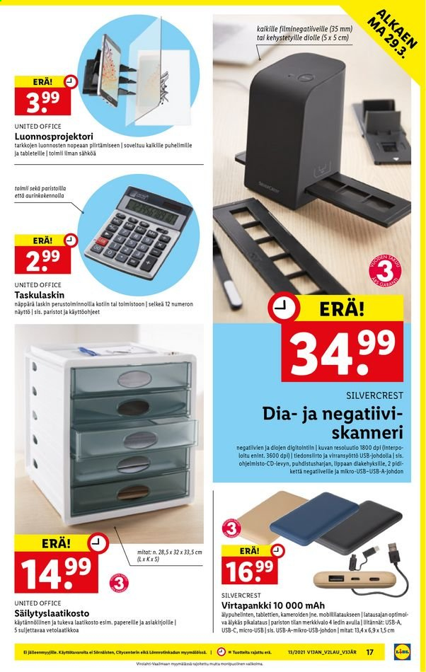 Lidl tarjoukset - 29.03.2021 - 07.04.2021. Sivu 17