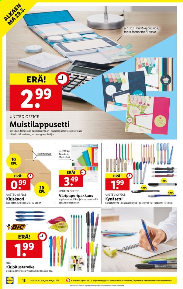Lidl tarjoukset - 29.03.2021 - 07.04.2021. Sivu 18
