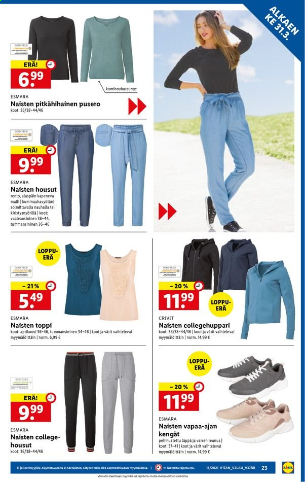 Lidl tarjoukset - 29.03.2021 - 07.04.2021. Sivu 23