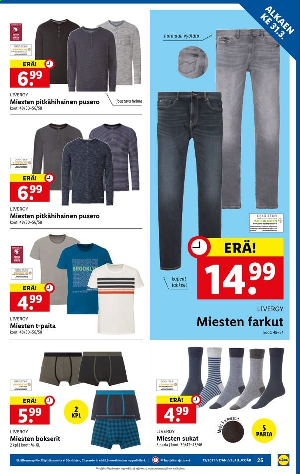 Lidl tarjoukset - 29.03.2021 - 07.04.2021. Sivu 25