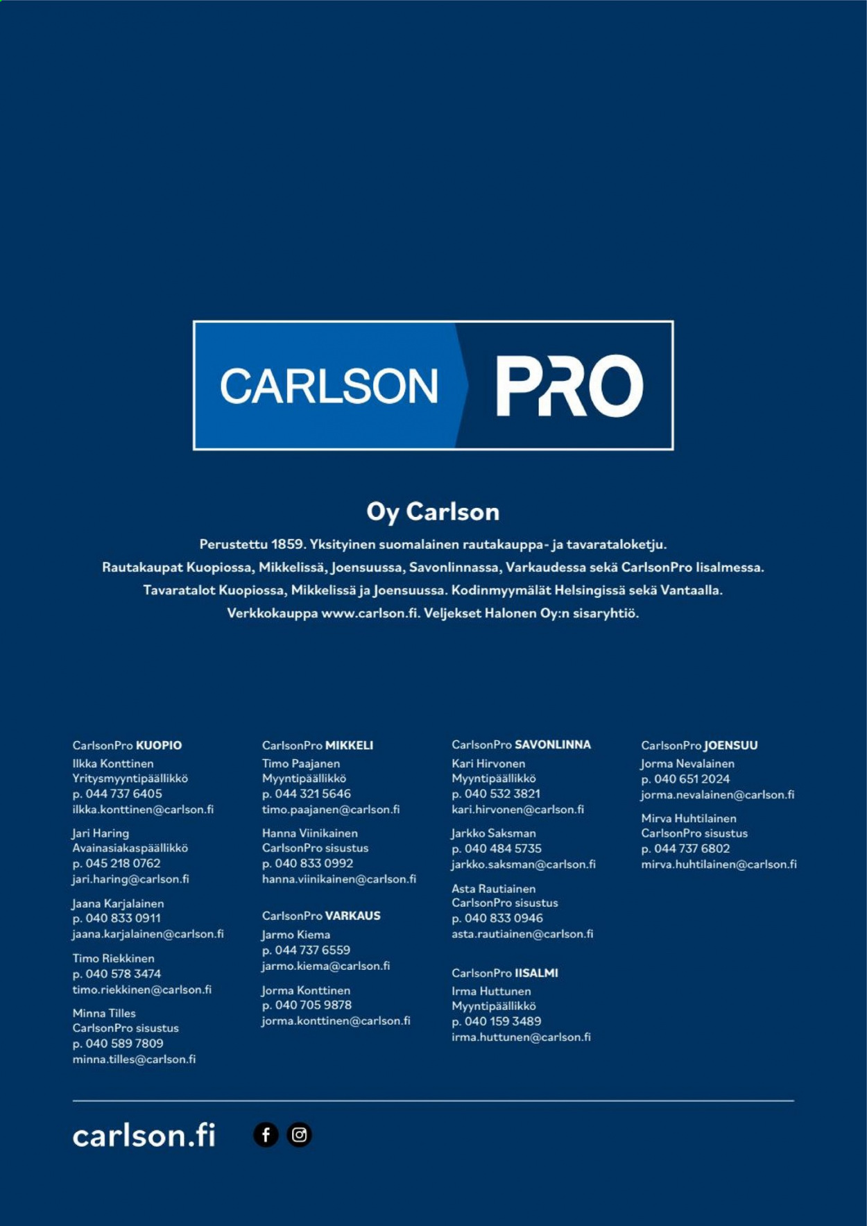 Carlson tarjoukset. Sivu 20