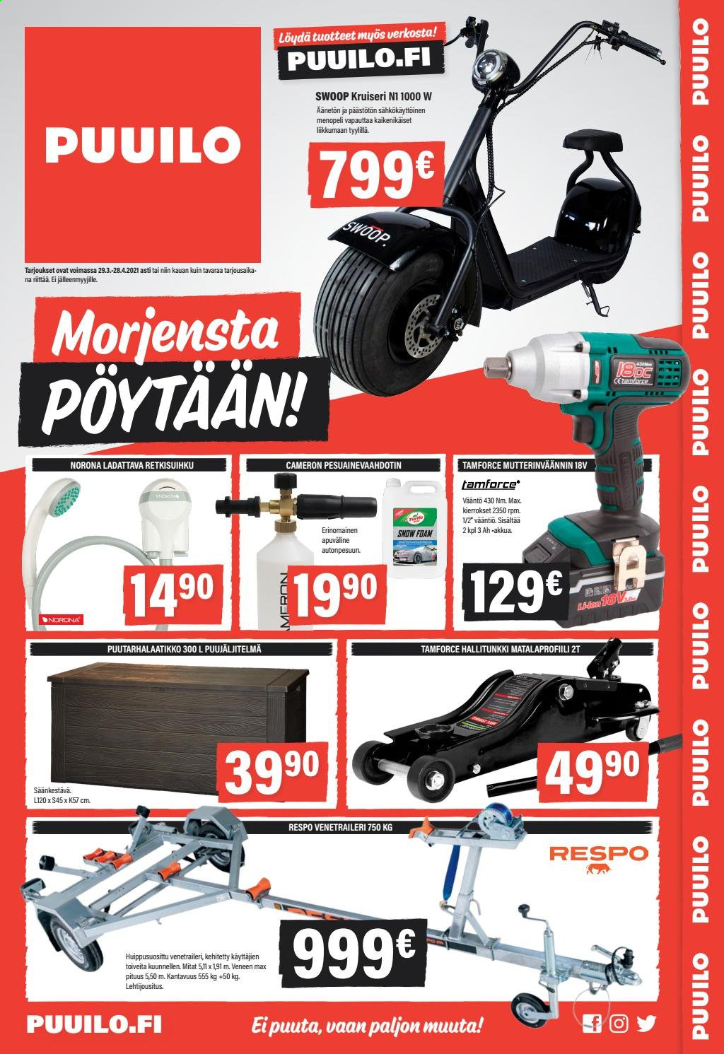 Puuilo tarjoukset - 29.03.2021 - 28.04.2021. Sivu 1
