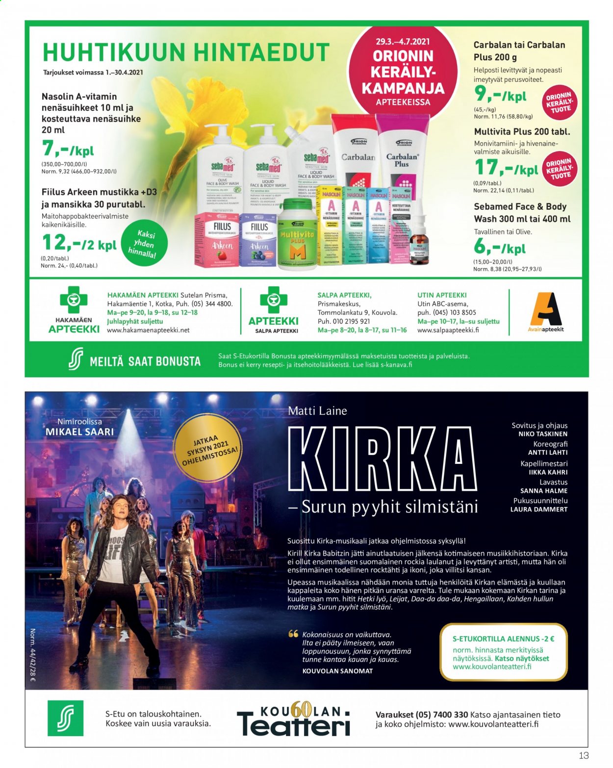 S-market tarjoukset - 28.03.2021 - 31.05.2021. Sivu 13