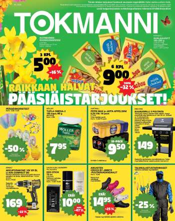 Tokmanni tarjoukset  - 29.03.2021 - 04.04.2021.