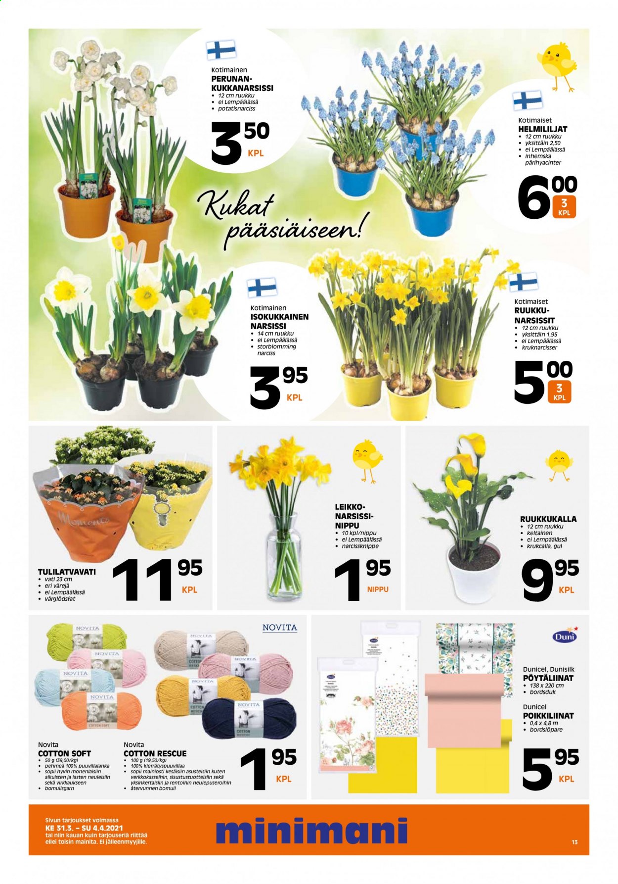 Minimani tarjoukset - 31.03.2021 - 04.04.2021. Sivu 13
