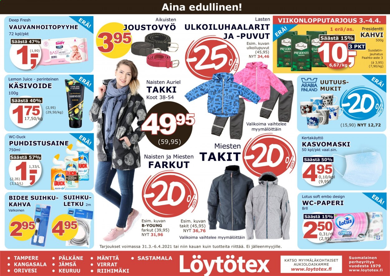 Löytötex tarjoukset - 31.03.2021 - 06.04.2021. Sivu 1