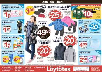 Löytötex tarjoukset  - 31.03.2021 - 06.04.2021.