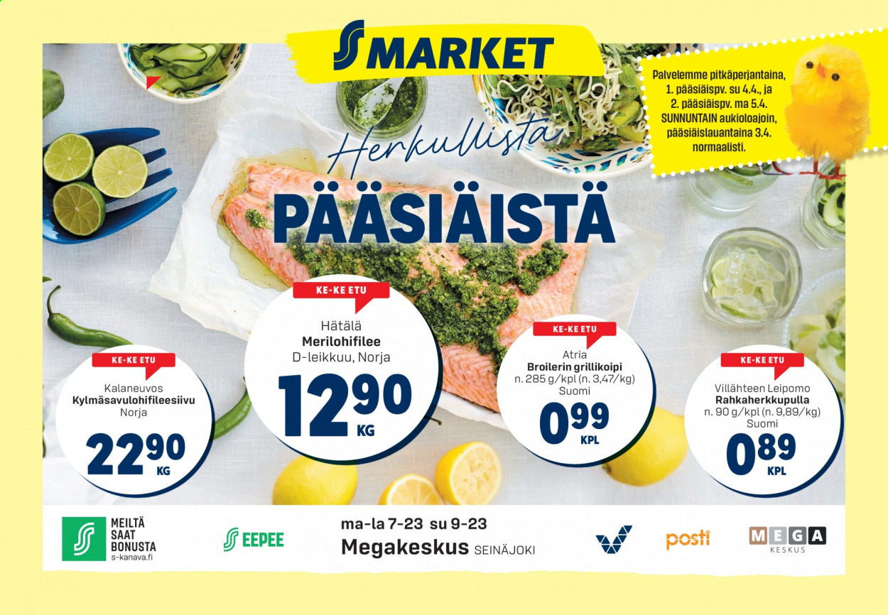 S-market tarjoukset - 30.03.2021 - 05.04.2021. Sivu 1