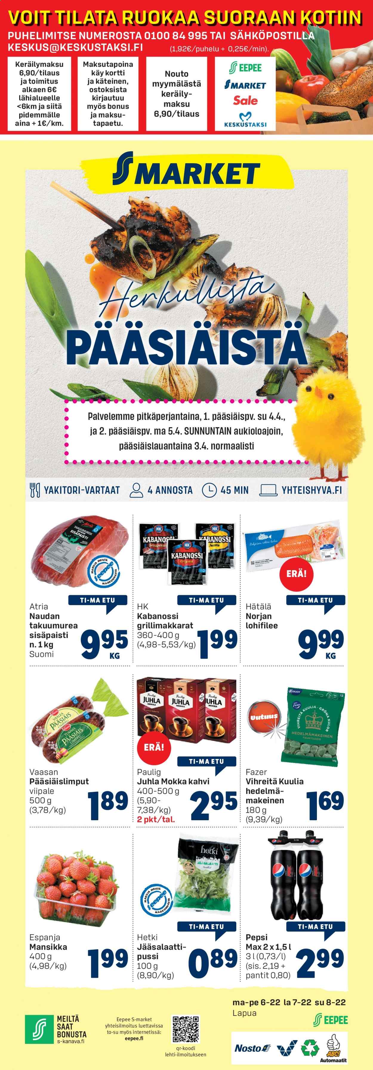 S-market tarjoukset - 30.03.2021 - 05.04.2021. Sivu 1