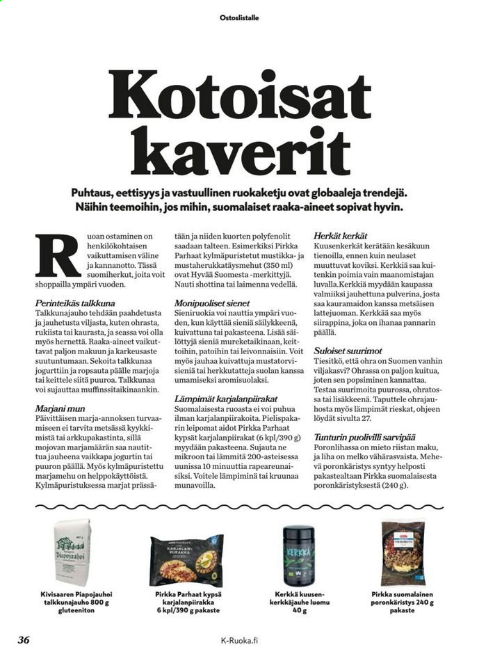 K-market tarjoukset - 31.03.2021 - 27.04.2021. Sivu 36