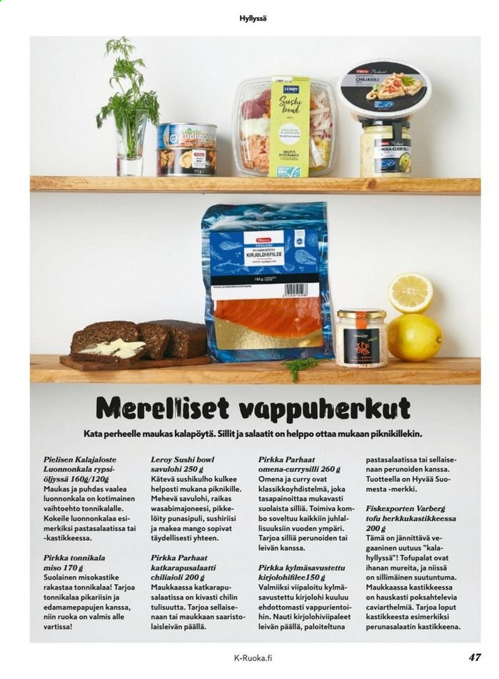 K-market tarjoukset - 31.03.2021 - 27.04.2021. Sivu 47