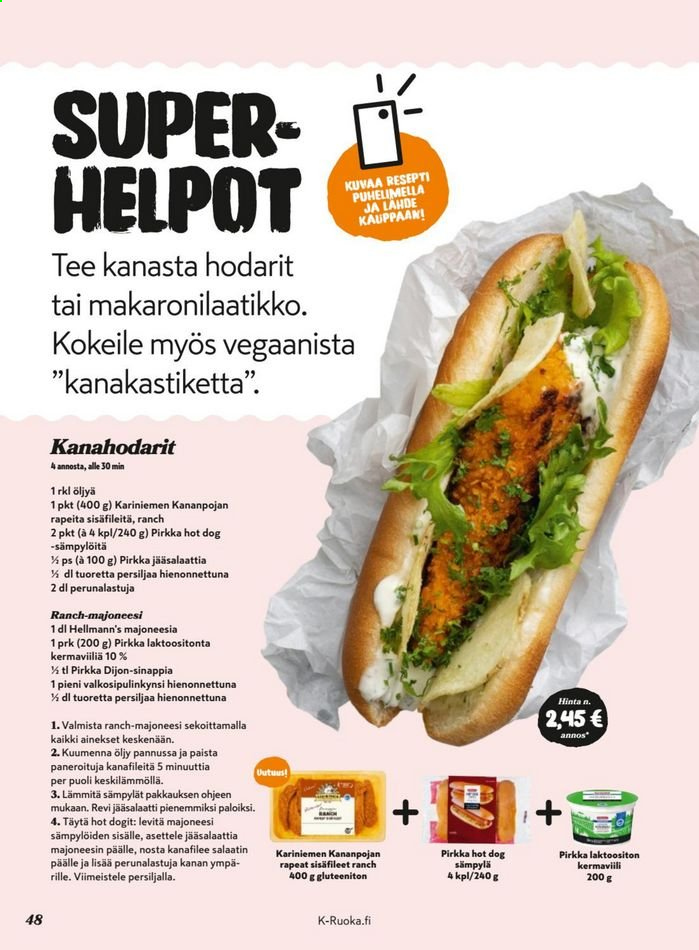 K-market tarjoukset - 31.03.2021 - 27.04.2021. Sivu 48