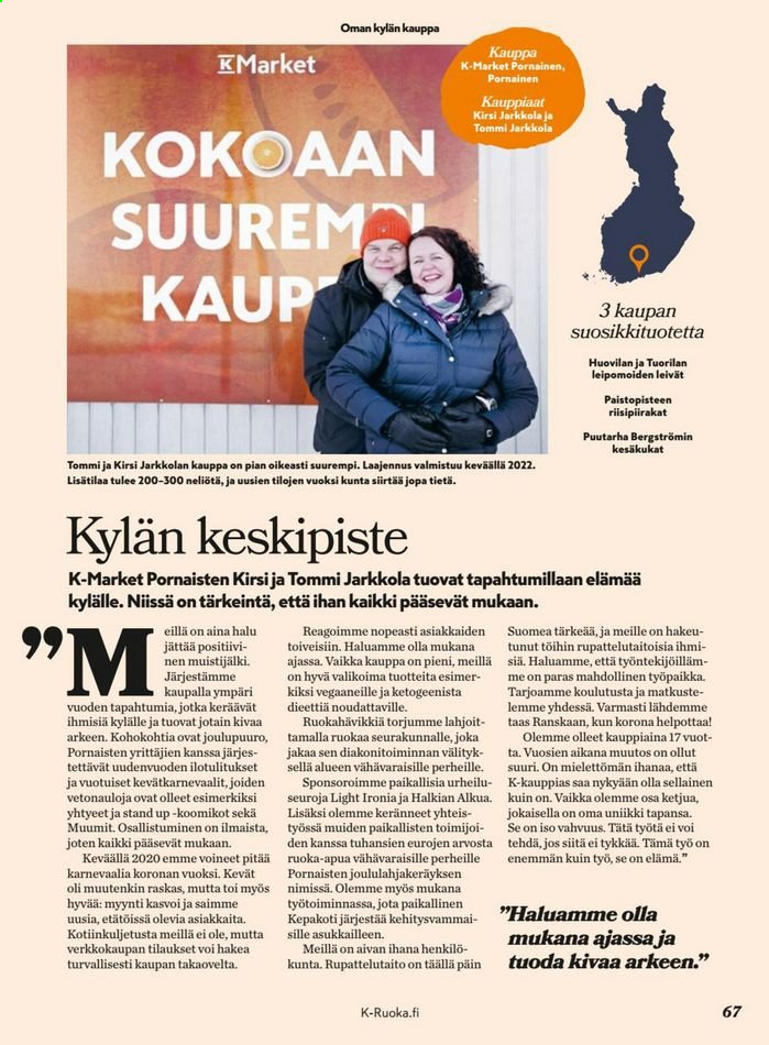 K-market tarjoukset - 31.03.2021 - 27.04.2021. Sivu 67