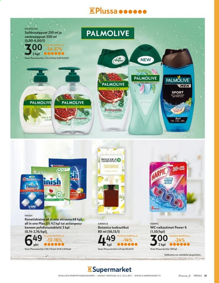 K-market tarjoukset - 31.03.2021 - 27.04.2021. Sivu 61