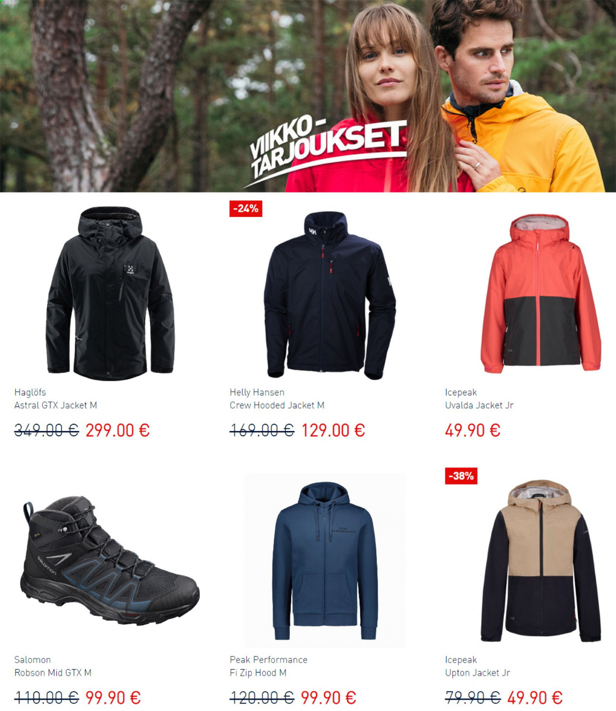 Intersport tarjoukset. Sivu 3